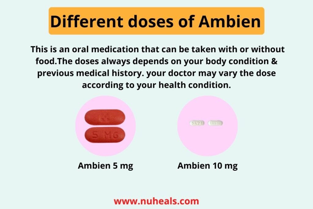 Ambien doses