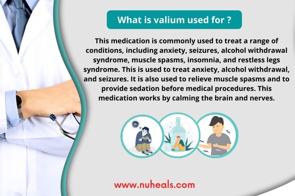 What is valium used for